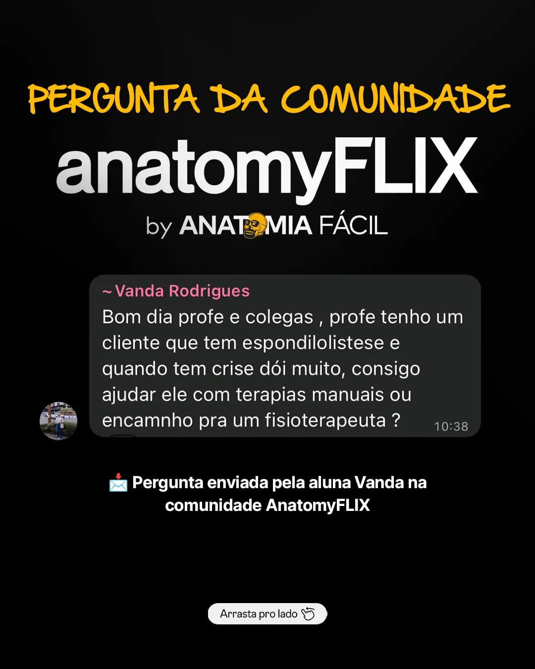 Espondilolistese: terapia manual resolve?, peça 2 de 6, feita pela Venera Digital para Anatomia Fácil