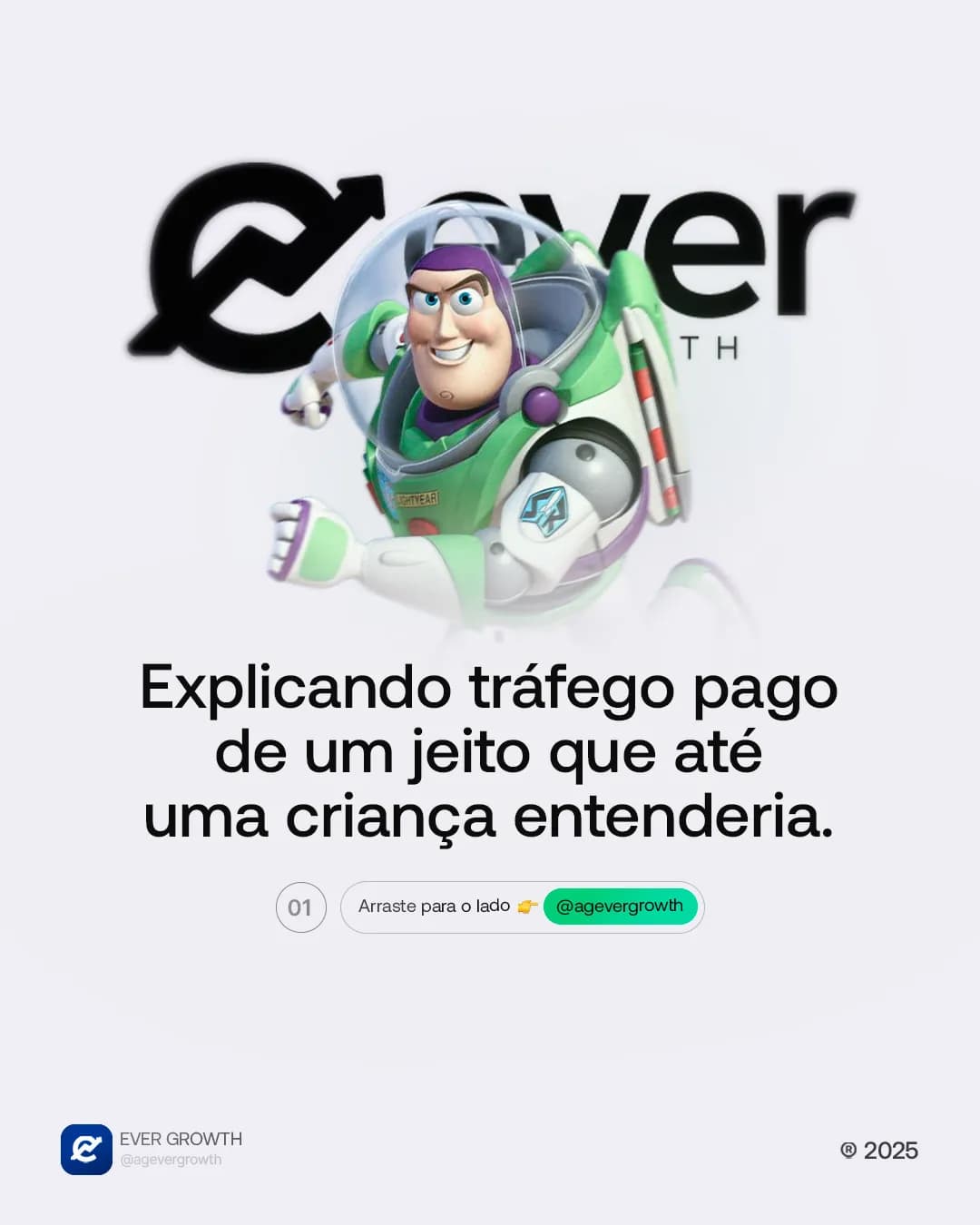 Tráfego pago explicado do jeito mais simples, peça 1 de 4, feita pela Venera Digital para Ever Growth