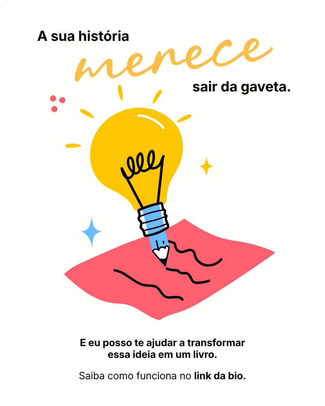 Esperar horas livres para escrever, peça 6 de 6, feita pela Venera Digital para Lígia Rabay