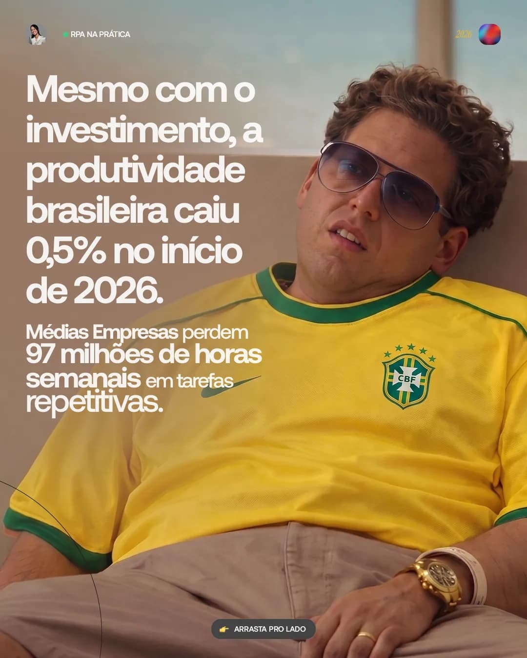 Brasil perde milhões de horas em burocracia, peça 3 de 7, feita pela Venera Digital para RPA na Prática