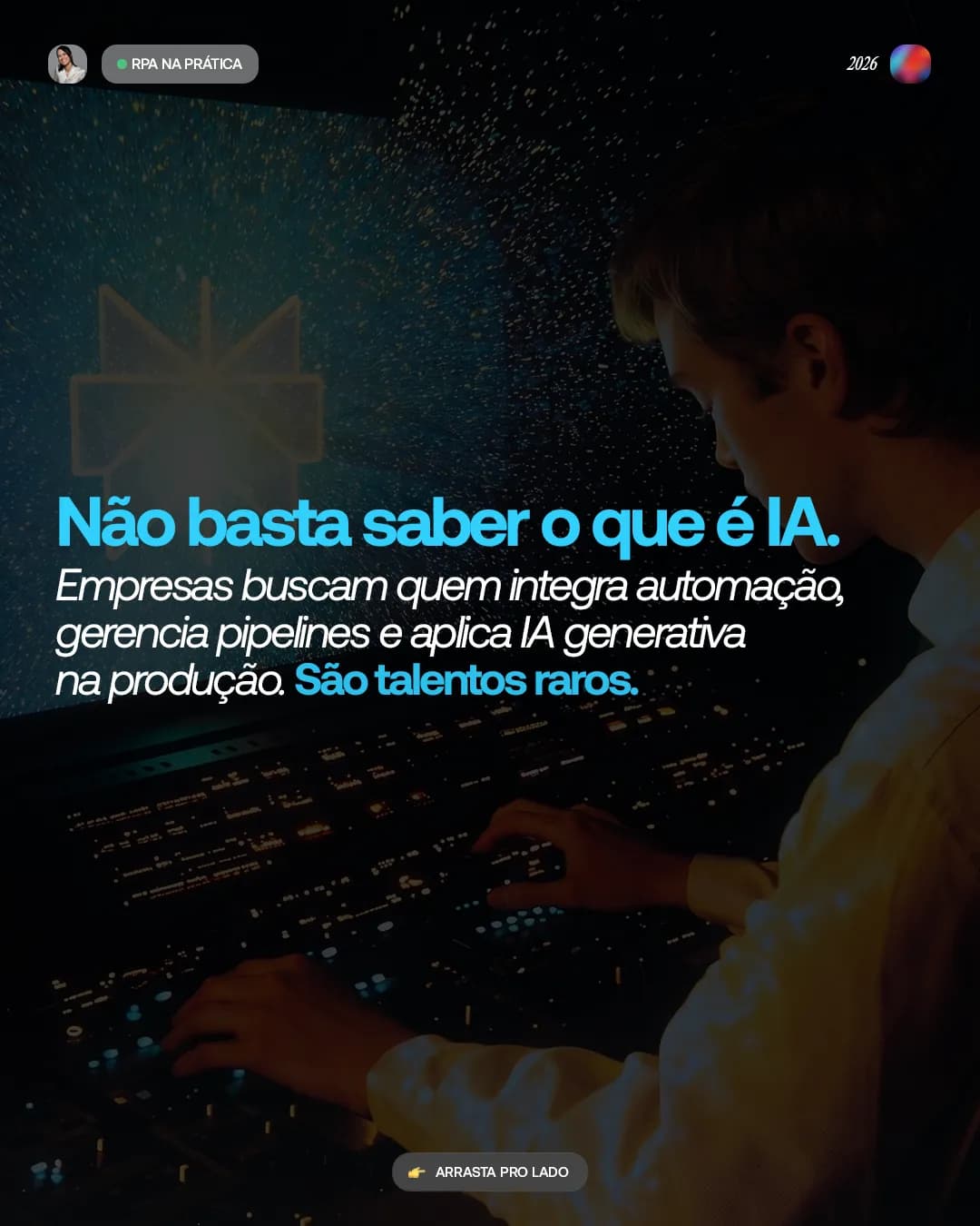 O mercado não precisa de mais teoria sobre IA, peça 5 de 6, feita pela Venera Digital para RPA na Prática