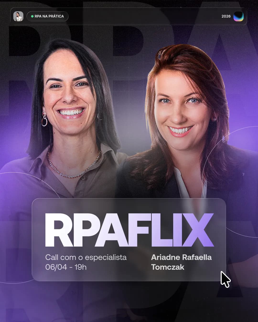 RPAFlix, a call com especialista, peça 2 de 2, feita pela Venera Digital para RPA na Prática