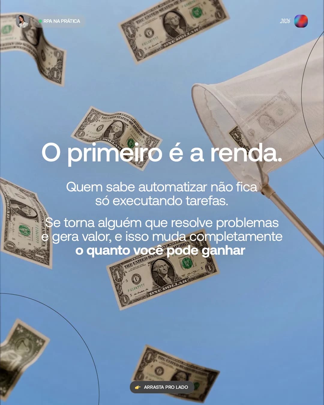 Três motivos para aprender RPA em 2026, peça 2 de 5, feita pela Venera Digital para RPA na Prática