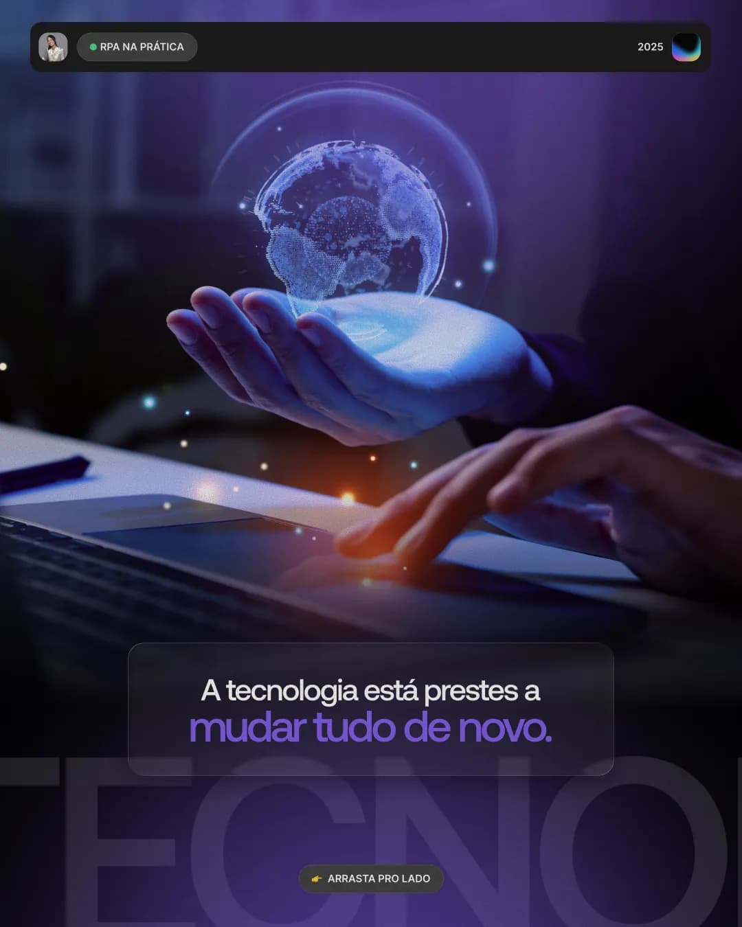 Uma nova forma de automatizar, peça 1 de 7, feita pela Venera Digital para RPA na Prática