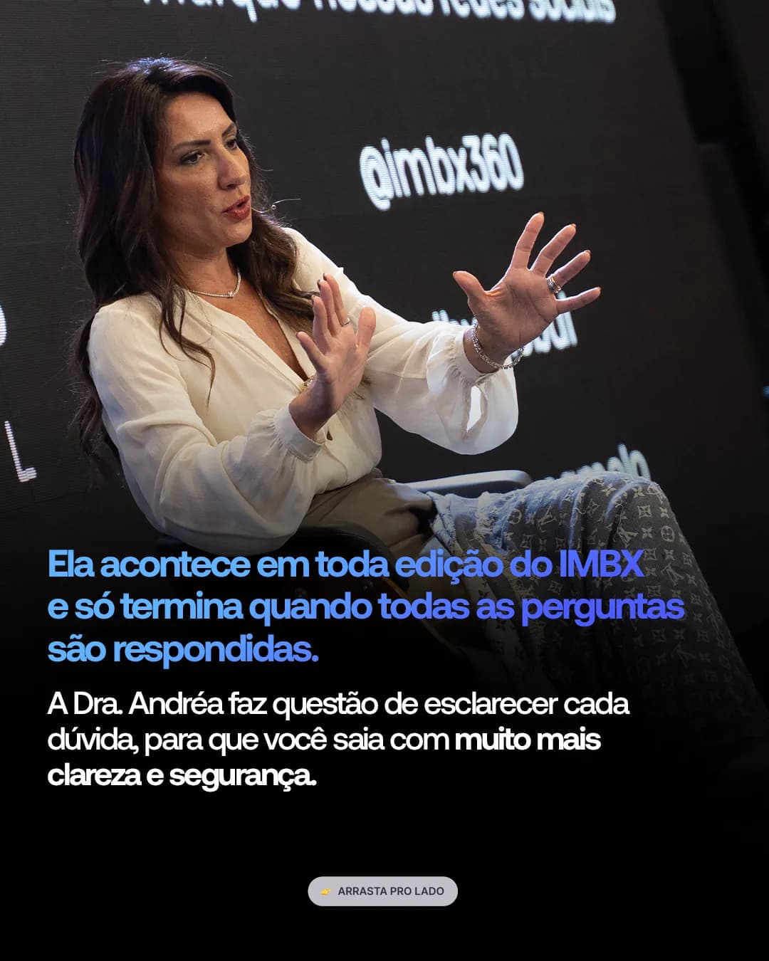 O momento exclusivo que acontece no IMBX, peça 3 de 4, feita pela Venera Digital para IMBX