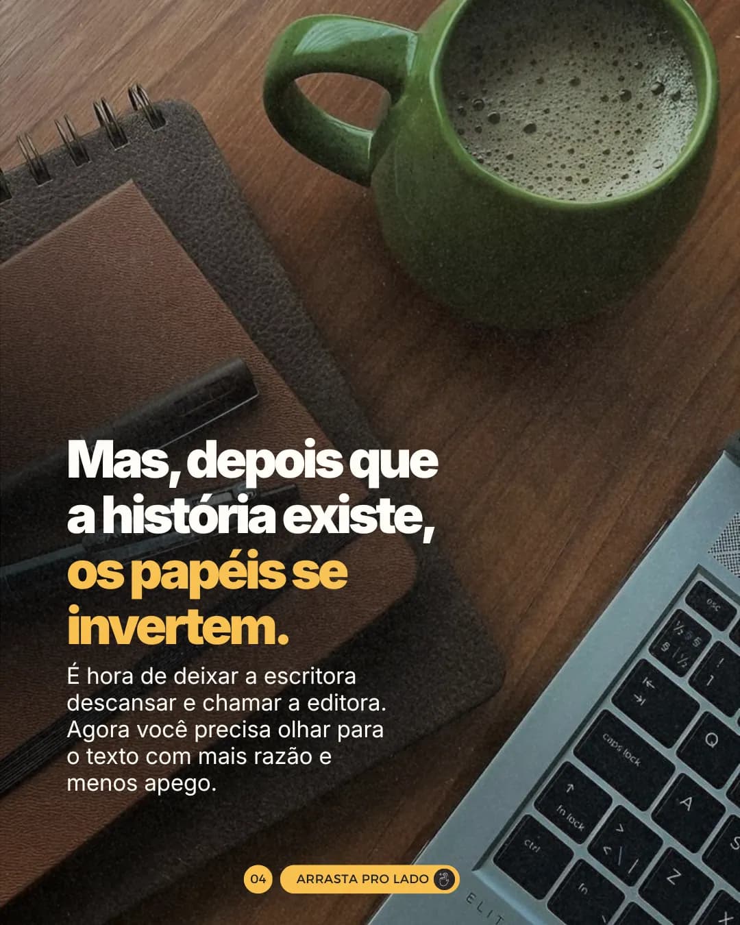 Crie como escritora, corte como editora, peça 4 de 6, feita pela Venera Digital para Lígia Rabay
